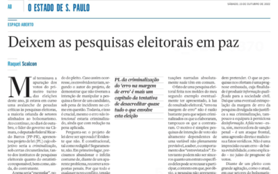 Deixem as pesquisas eleitorais em paz