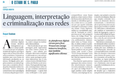 Linguagem, interpretação e criminalização nas redes