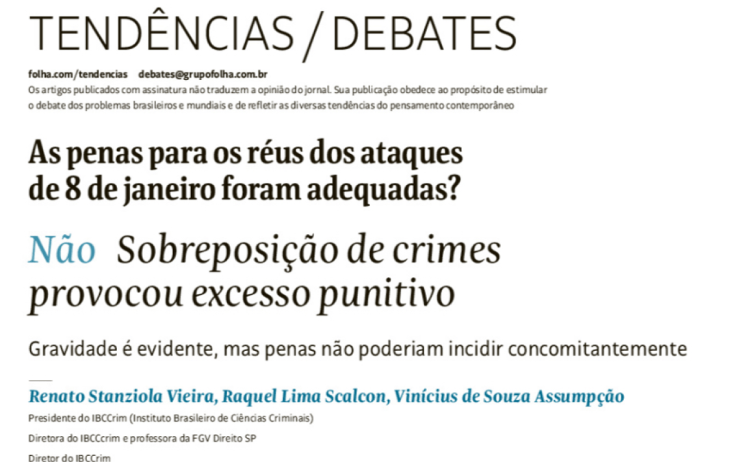 Sobreposição de crimes provocou excesso punitivo