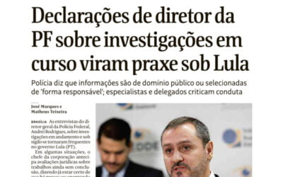Declarações de diretor da PF sobre investigações em curso viram praxe sob Lula