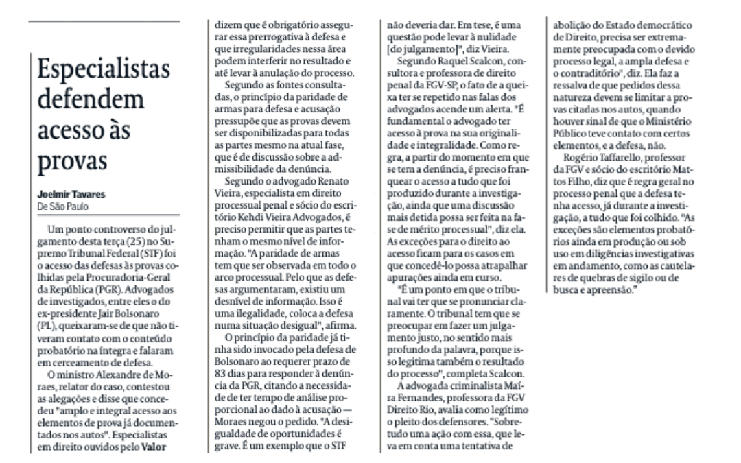 Especialistas defendem acesso às provas