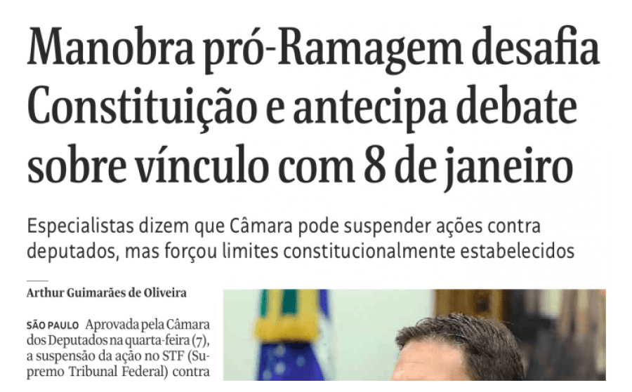 Manobra pró-Ramagem desafia Constituição e antecipa debate sobre vínculo com 8 de janeiro