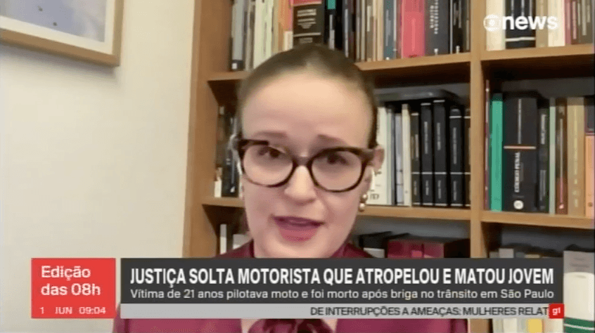 Comentário sobre a revogação de prisão preventiva de motorista que atropelou e matou jovem em SP