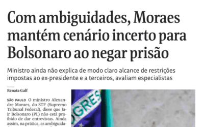 Com ambiguidades, Moraes mantém cenário incerto para Bolsonaro ao negar prisão