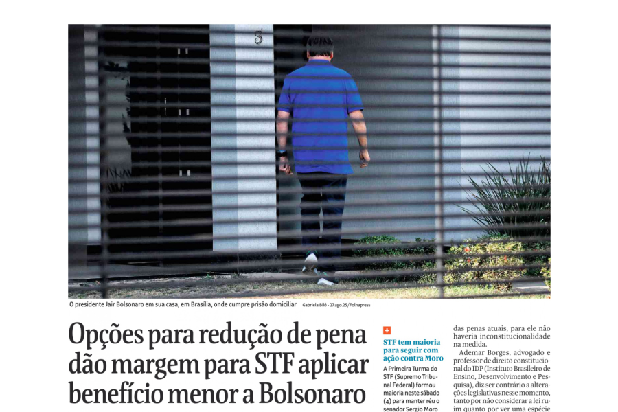 Opções para redução de pena dão margem para STF aplicar benefício menor a Bolsonaro