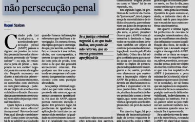 Repensar o acordo de não persecução penal